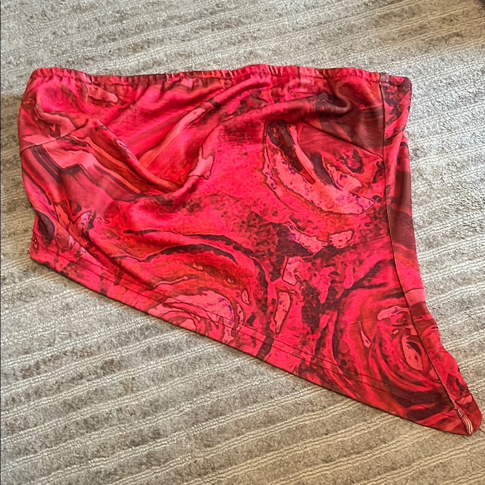 Motel Rocks Red and Pink Top